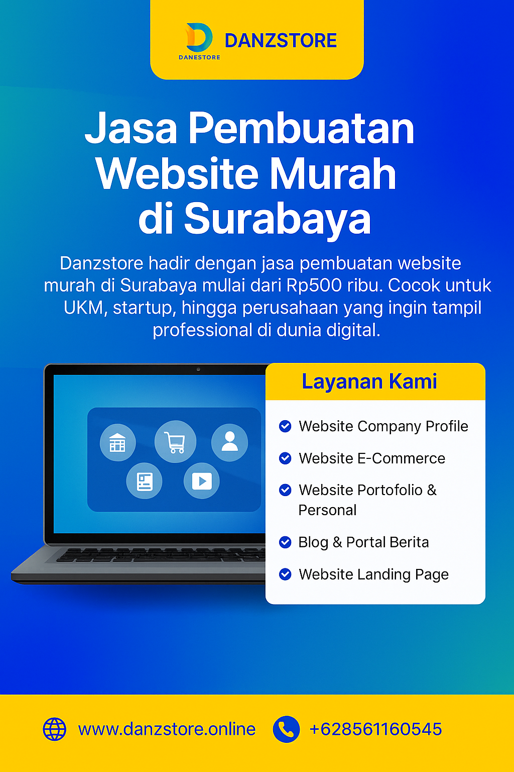 Jasa Pembuatan Website Murah di Surabaya untuk UMKM