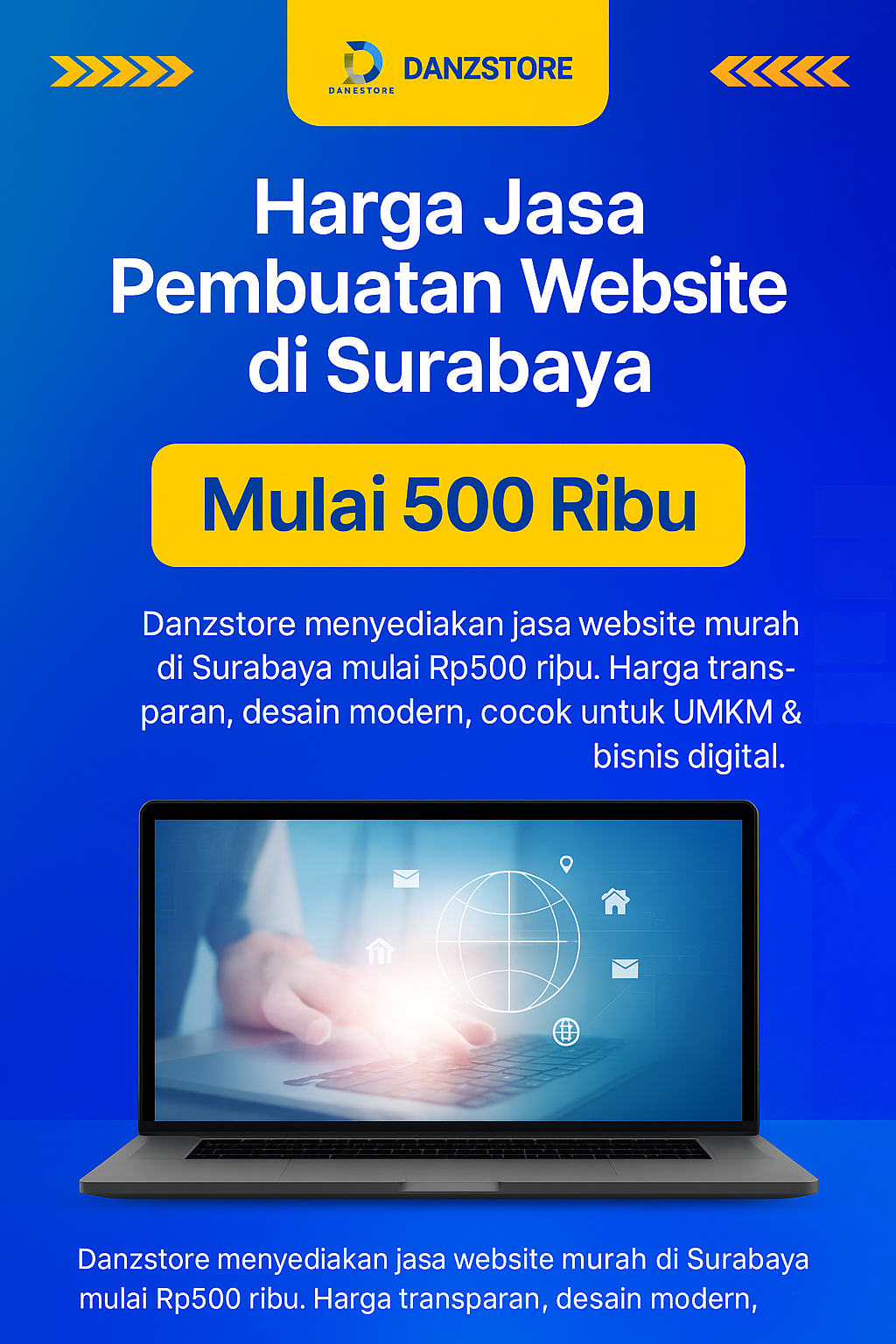 Harga Jasa Pembuatan Website Surabaya Mulai 500 Ribu